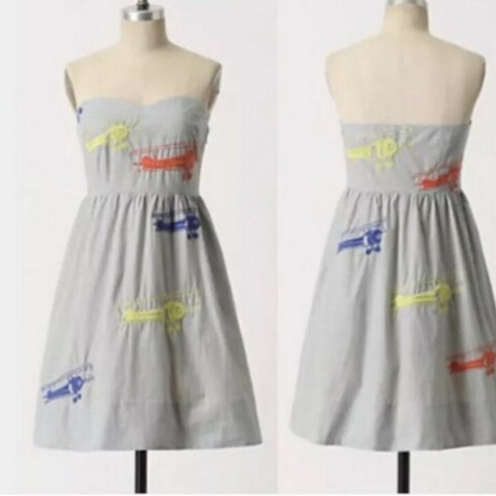 Anthropologie moulinette soeurs wright dress